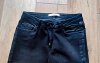Monari Jeans schwarz ausgefranzt Gr. 38 glitzer Bayern - Holzkirchen Vorschau