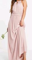 Vila Maxi Neckholder Kleid Rose 34 Frankfurt am Main - Bergen-Enkheim Vorschau