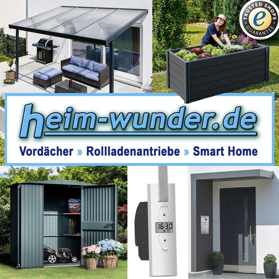 Terrassenüberdachung Gutta Bausatz Typ A Anthrazit 3x3 - Neuware in Moers