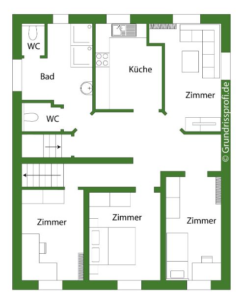 Dreifamilienhaus komplett saniert - Rendite oder Wohnen! in Homberg