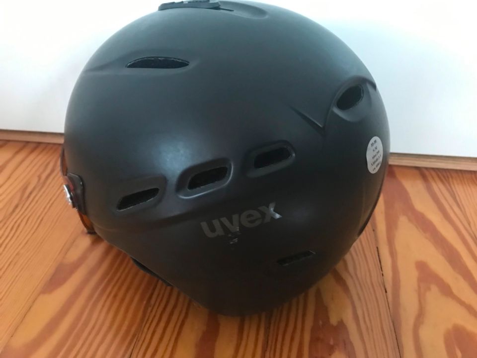 UVEX Skihelm hlmt 200 mit Visier schwarz matt Gr. 55-58 S-M in Altlußheim