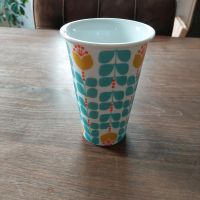 Latte Cup Tasse Becher doppelwandig Keramik Retro Muster Brandenburg - Oranienburg Vorschau