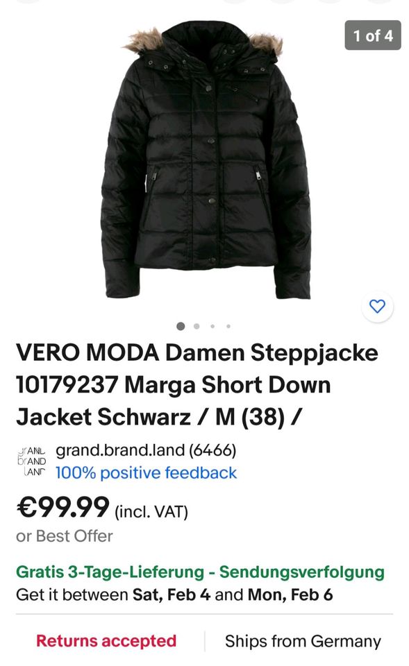 Vero Moda Steppjacke Daunenjacke in München