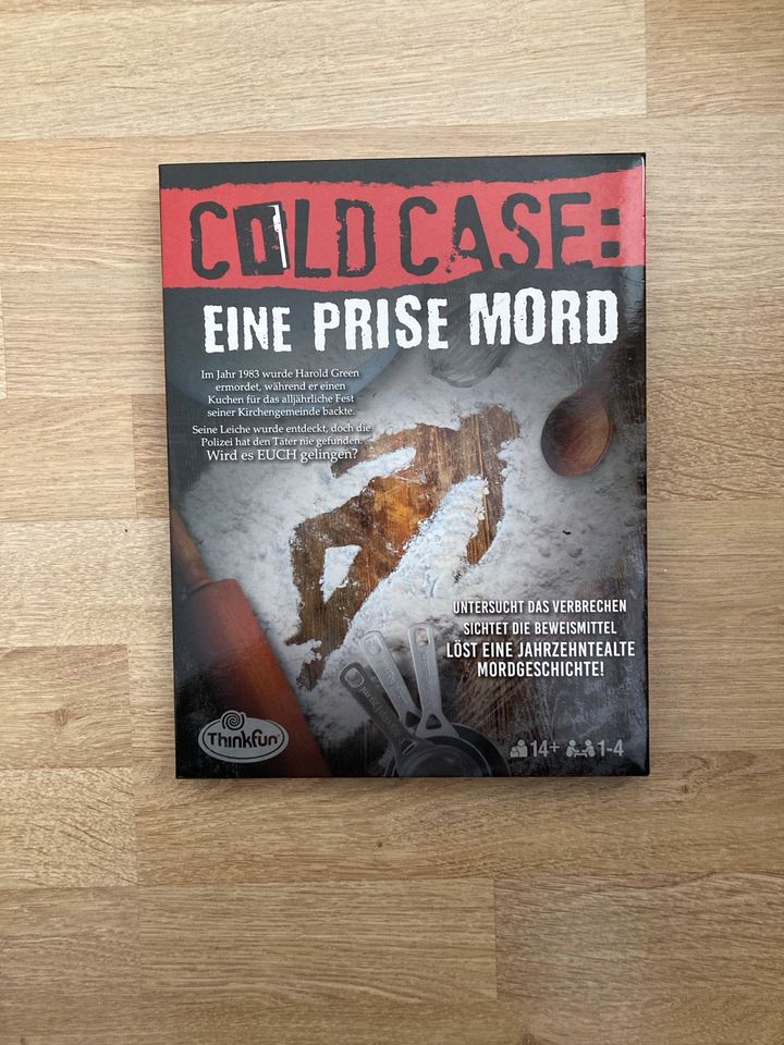 Cold Case: Eine Prise Mord Mystery Escape Exit Brettspiel in Dresden
