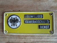 Altes Blechschild " ADAC Freiwilliger Kameradschaftsdienst. Ca. 1 Bayern - Ingolstadt Vorschau