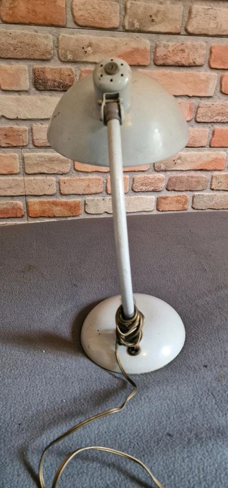 Schreibtischlampe VINTAGE ANTIK Metall 60ger in Bexbach