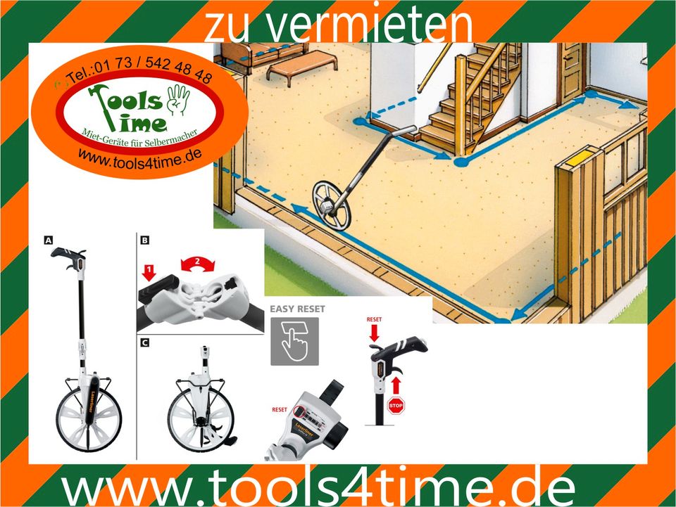 ZU VERMIETEN: Roll-Entfernungsmesser, Laserliner RollPilot S12 in Hemer