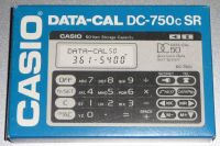 CASIO-DC-750c SR Taschenrechner Scheckkarte + 50 Telefonnummern Sachsen - Radebeul Vorschau