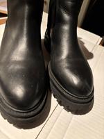 Damen Boots Geox Leder schwarz Wandsbek - Hamburg Sasel Vorschau