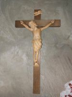 Altes großes Holz Kreuz Jesus Heiligenfigur Kr. Passau - Passau Vorschau