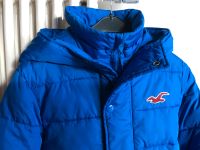 HOLLISTER Winterjacke mit Kapuze Gr. S / M Jungen Herren blau Brandenburg - Teltow Vorschau