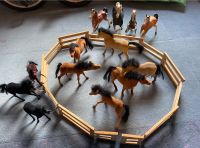 13 robuste Pferde mit Holzzaun, perfekt für draußen Niedersachsen - Weyhe Vorschau