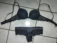 Damen BH Set Grau Glitzer Größe 80B mit Spitze New Yorker Neu Nordrhein-Westfalen - Marl Vorschau