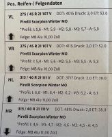 Mercedes Alufelgen mit Winterreifen Düsseldorf - Pempelfort Vorschau