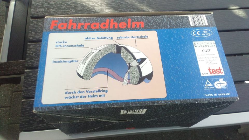 Fahrradhelm, Größe L/XL (56-59) - Made in Germany-TÜV *NEU & OVP* in Kastellaun