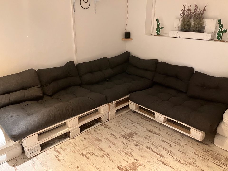 Paletten Couch inkl. Auflagen/Polsterungen anthra in Nordrhein-Westfalen -  Erkelenz | eBay Kleinanzeigen ist jetzt Kleinanzeigen