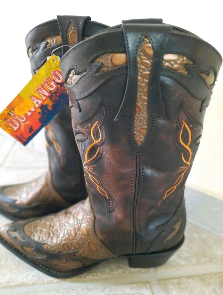 Neue Durango Crush Westernstiefel  Braun, metallic  Gr. 39,5 in Ettringen