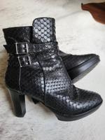 ★ Stiefelette Boots Echtleder ★ von Elvio Zanon schwarz Gr 37 Köln - Raderthal Vorschau
