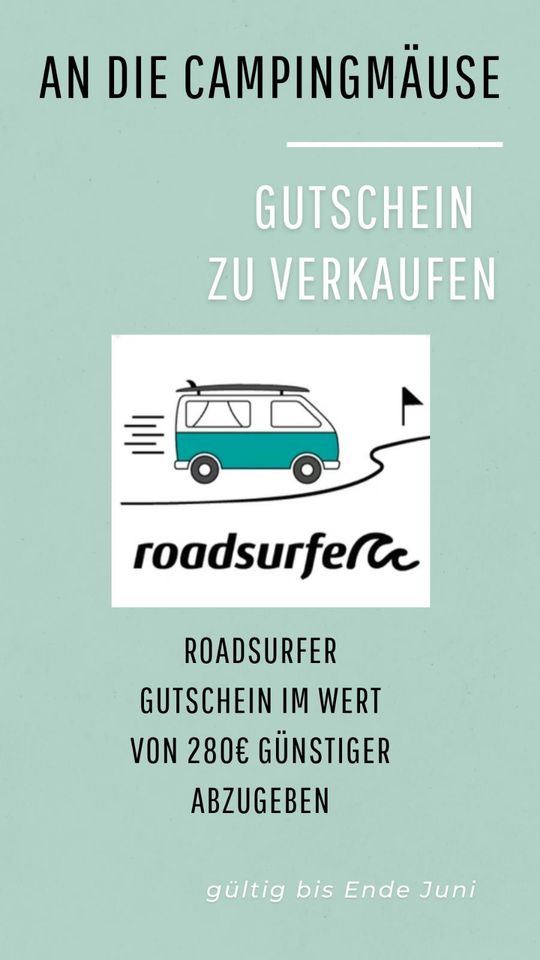280€ Roadsurfer GUTSCHEIN in Hannover