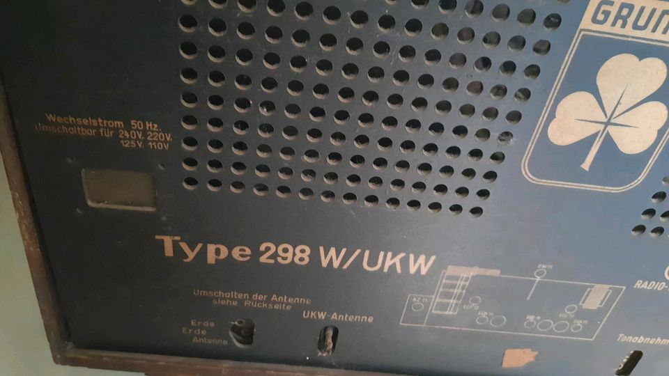 Grundig  Radio Typ 298 W/UKW in Mannheim