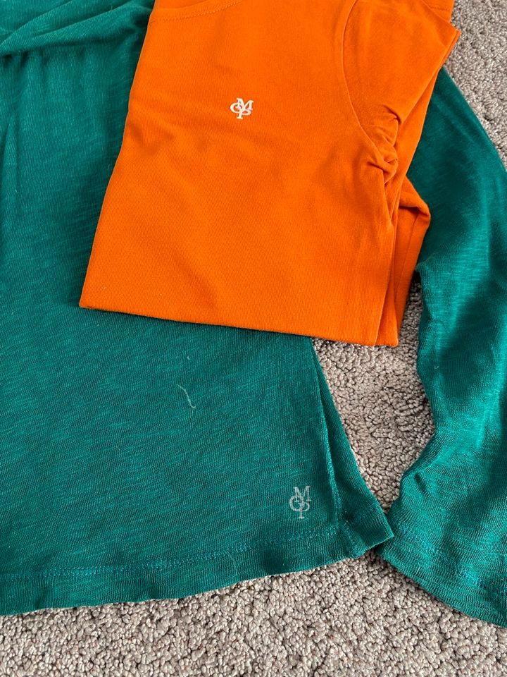 MOP Marc O‘Polo Longsleeve Langarmshirts XS orange moosgrün grün in Altenmarkt