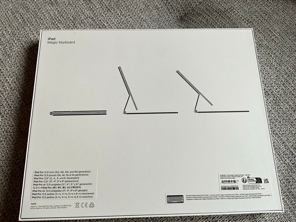 Leerverpackung iPad Magic Keyboard 12.9 Zoll neu ! in Dingolfing