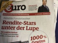 Finanzzeitung Euro Am Sonntag 2019, 2020 Sammlung Zeitung Börse Sachsen - Zittau Vorschau