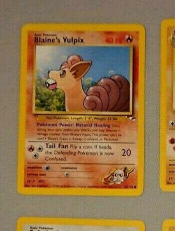 Pokemon Basis Serie Gym Challenge 2 Karten Vulpix & Sandan in Limburgerhof