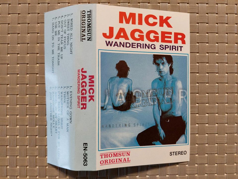 Mick Jagger Wandering Spirit Musikkassette MC Cassette Tape in Saldenburg