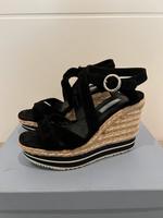 PRADA Espadrille Wedges aus Leder Nordrhein-Westfalen - Gütersloh Vorschau