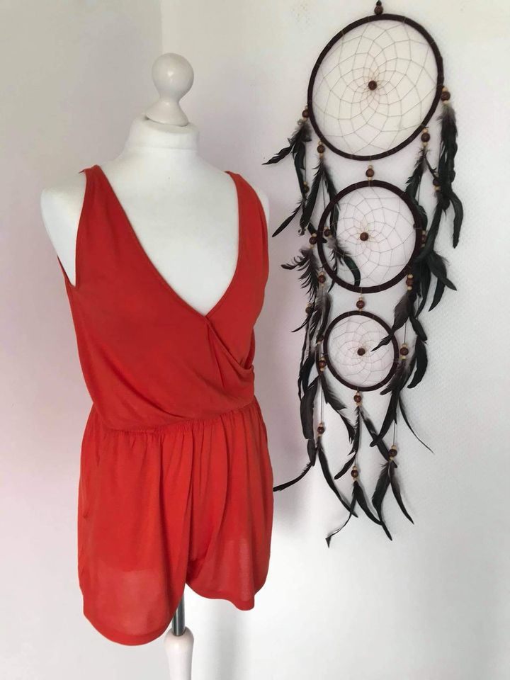 H&m 36 jumpsuit kurz Kleid Sommer Beach Strand boho vintage retro in Leverkusen