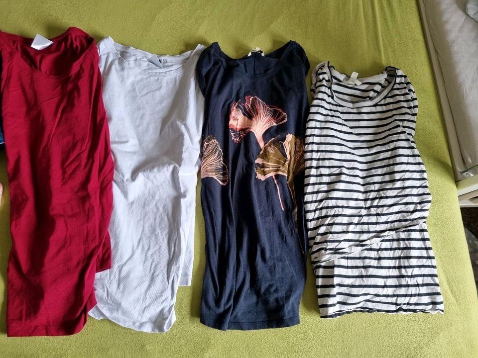 10 Umstandsshirts/Schwangerschaftsshirts/Langarmshirt set Gr.40/L in Bad Hersfeld