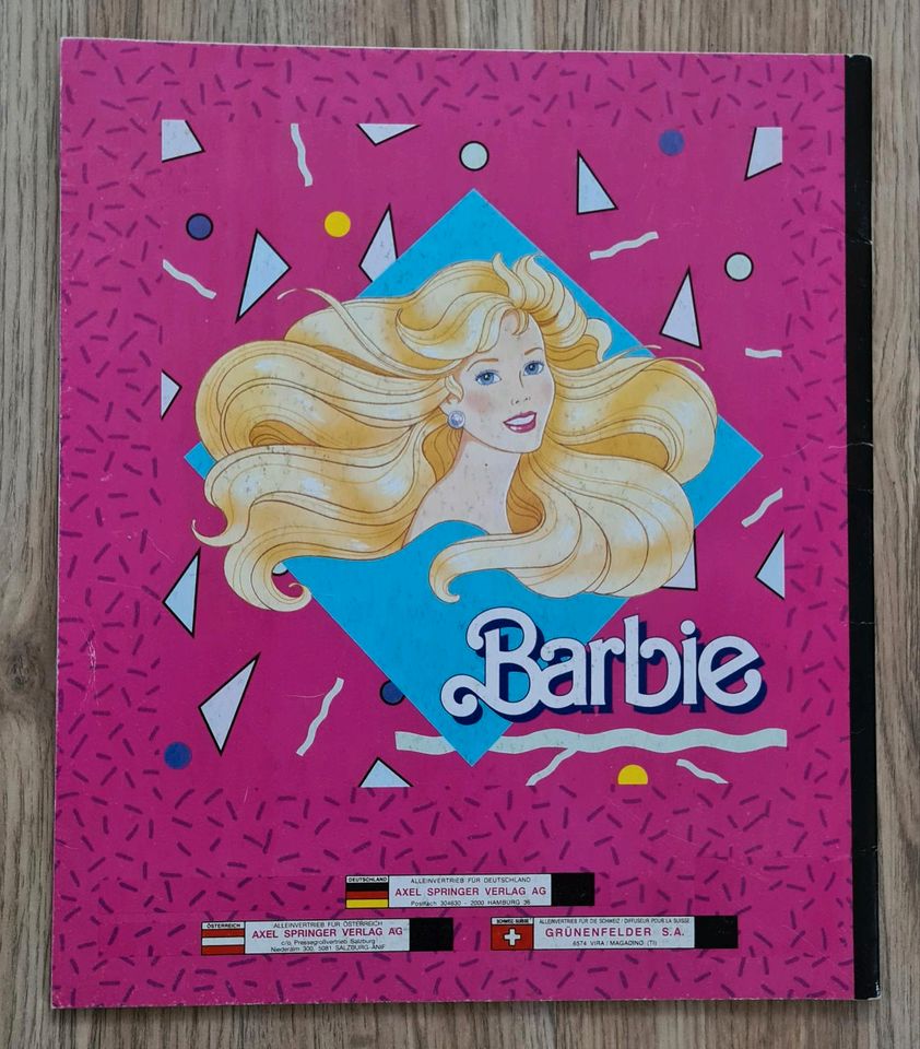 Panini Barbie Stickeralbum 1989 in Gessertshausen