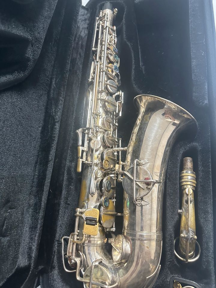 Saxophon alt in Silber in Oberhausen