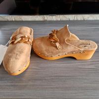 Clogs Mustang Braun mit Kette und Nieten Gr 39 - neu Niedersachsen - Bohmte Vorschau