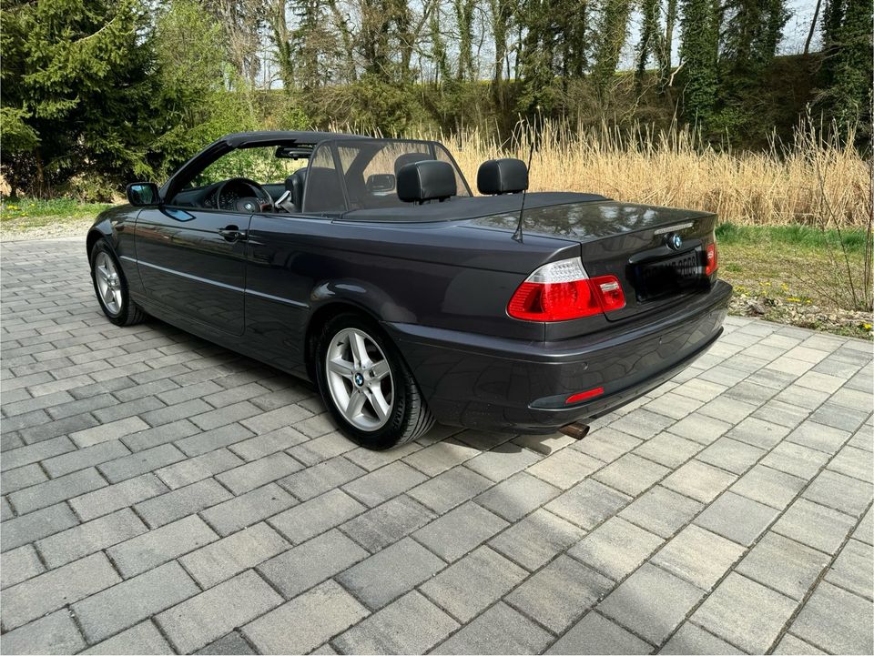 BMW e46 Cabrio in Rot an der Rot