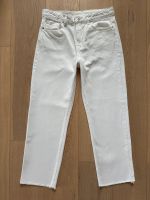 Jeans MANGO gerade Crop-Jeans Blanca Straight Leg Weiß 38 AKTUELL Niedersachsen - Osnabrück Vorschau