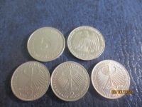 2 x 5 DM + 3 x 2 DM Münzen Kein Silber Nordrhein-Westfalen - Bornheim Vorschau