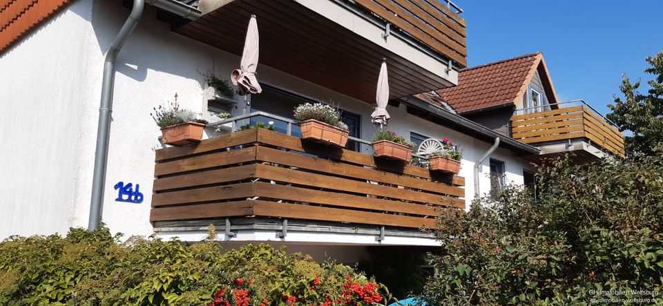 Provisonsfrei! Stadtnah! 3-Zi-Wohnung m.Balkon, einzugsbereit, gute Busanbindung Rühen/Eischott in Rühen