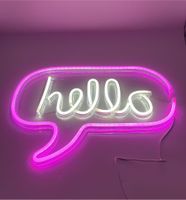 XL LED NEON Schild Hello Bar Restaurant Club Disco  NEU Niedersachsen - Soltau Vorschau