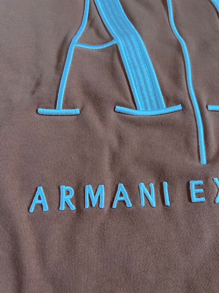 Armani Exchange Pullover Braun Gr. XL in Uder