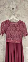 Abendkleid mit Spitzenjacke in bordeaux, Gr, 36/38 vin Marie Lund Niedersachsen - Ankum Vorschau