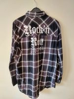 Karohemd Hemdbluse schwarz/weiß-kariert Gr. 170/176 Rock'n Roll Leipzig - Paunsdorf Vorschau