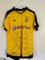 BVB Trikot "Lebenslang 09" signiert, Unterschriften, Puma Hessen - Reiskirchen Vorschau