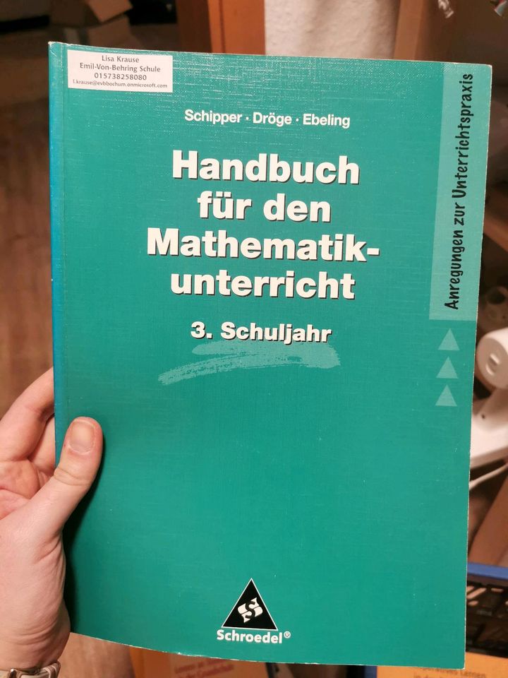 Handbuch für den Mathematikunterricht 3. Schuljahr in Bochum