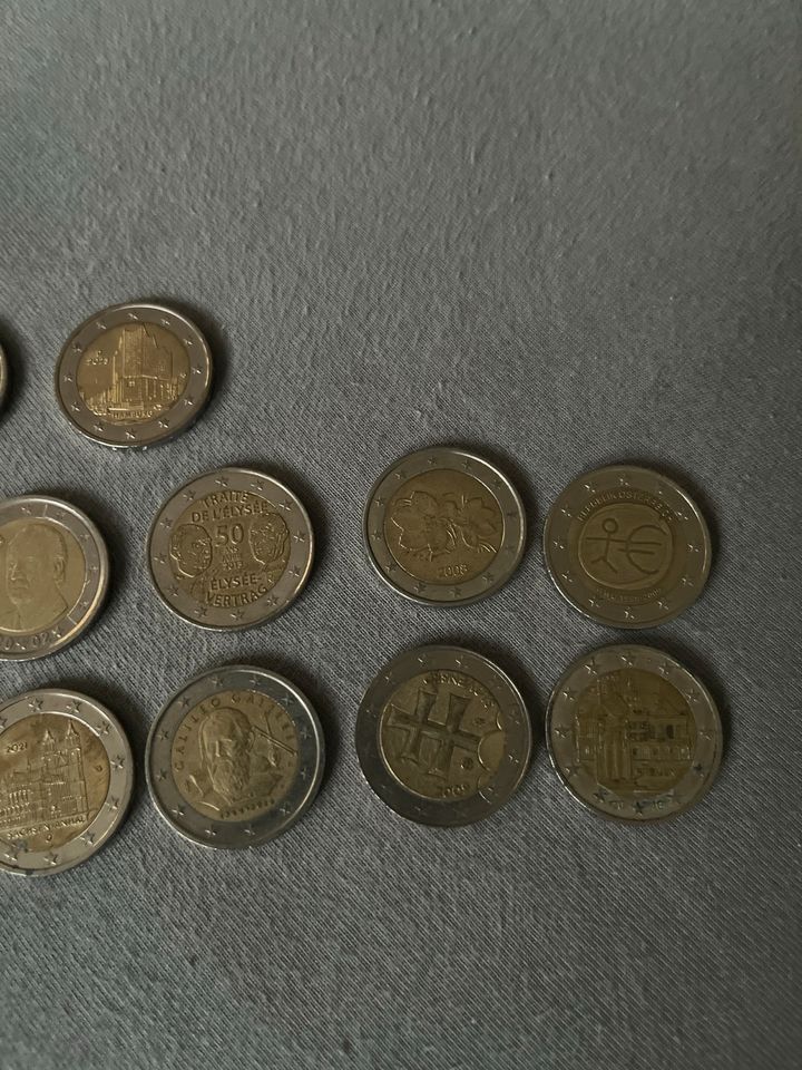 Seltene Euromünzen 2€,1€,50ct in Müllheim