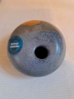 Vase Kugel handgetöpfert Keramik Ikebana blau neu Bayern - Schwabach Vorschau