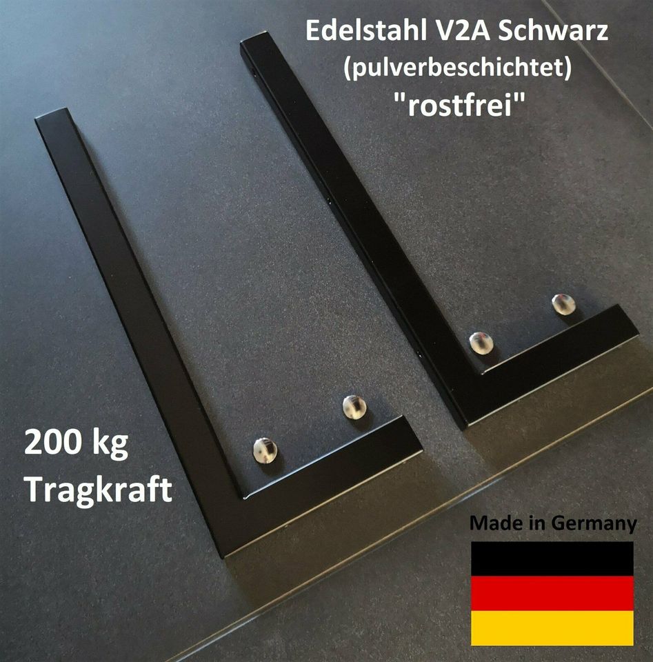 Set V2A Edelstahl Schwarz 40cm Abdeckkappen Wandhalterung Regal in Kreis  Pinneberg - Appen | Heimwerken. Heimwerkerbedarf gebraucht kaufen | eBay  Kleinanzeigen ist jetzt Kleinanzeigen