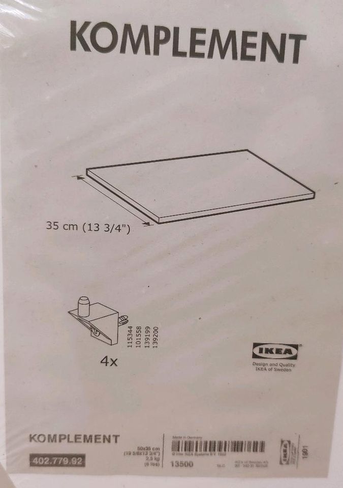 Ikea Komplement Boden 50 x 35 cm weiß in Dresden