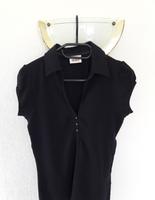 T-Shirt schwarz mit Kragen und Strassknöpfen M/38 neu Niedersachsen - Osnabrück Vorschau